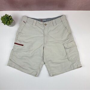 Simms Fishing Guide Series Tan Shorts Men Medium Outdoor Nylon